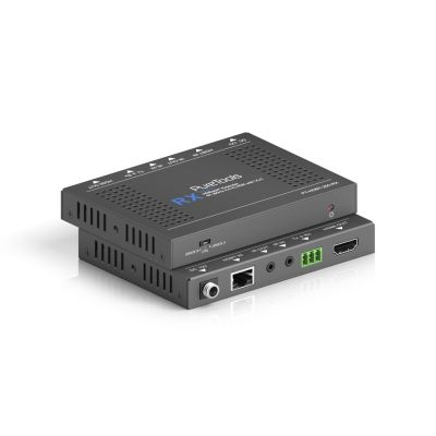 4. PureTools PT-HDBT-200 AV Extender AV Transmitter and Receiver Black