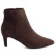 2. Women's insulated ankle boots with a low heel, suede, brown, Sergio Leone BT-65