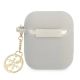 2. Guess GUA2LSC4EG AirPods cover grey/grey Silicone Charm 4G Collection