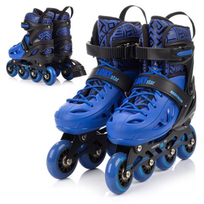 7. Meteor M 34-37 Loky Roller Skates Black/Blue