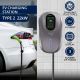9. Qoltec EV Charging Station 2in1 Type2 22kW Wi-fi LCD RFID 3 Phase Wallbox 5m