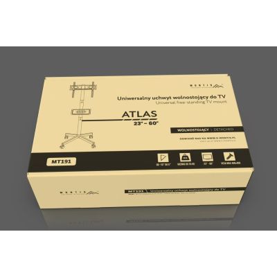 16. MONTIS MOBILE TV MOUNT 23"-60" MT191 ATLAS / BLACK / VESA 400X400