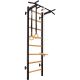 19. WOODEN AND METAL GYMNASTIC WALL BAR WITH WOODEN BAR AND ACCESSORIES BENCHK 221B A076