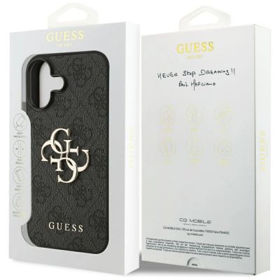 8. Guess 4G Big Logo Case for iPhone 17 - Black