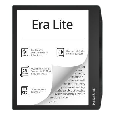 14. PocketBook Era Lite 710 7" 16GB WI-FI E-book ReaderStone Green
