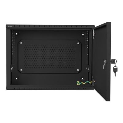 4. Lanberg WAF1-5203-04-00B 4U Rack Wall Mount Cabinet Black