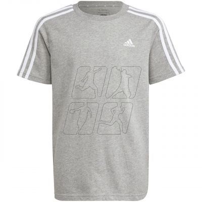 adidas Essentials 3-Stripes Cotton Tee Jr IB1669