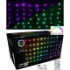 46. CHRISTMAS TREE LIGHTS LIGHT CURTAIN OUTSIDE/INTERNAL 240 LED 600X60CM WITH REMOTE CONTROL RGB COLOR