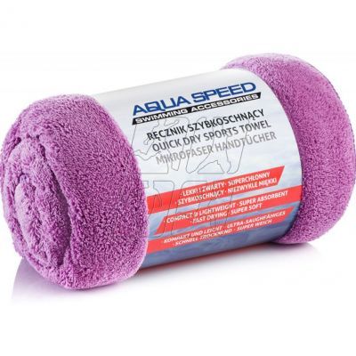 2. Aqua-speed Dry Coral towel 350g 50x100 purple 09/157