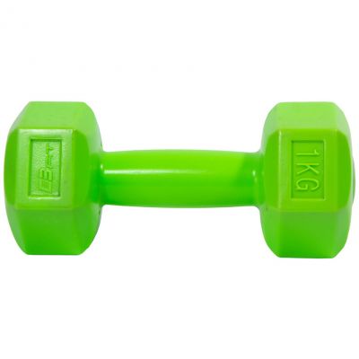 3. EB FIT Composite Dumbbell Set 2x1kg Green 1027012
