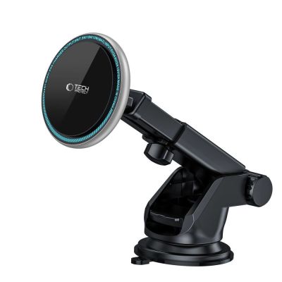 3. Tech-Protect A2 Car Phone Holder with MagSafe 15W Inductive Charger for Cockpit - Black