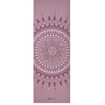 6. Gaiam Here & Now Dusty Rose Yoga Mat 4mm 65272
