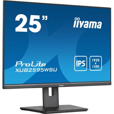 iiyama ProLite XUB2595WSU-B5 computer monitor 63.5 cm (25") 1920 x 1200 px WUXGA LED Black