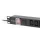 3. Lanberg PDU-10I-0200-IEC-BK power strip (10 sockets in IEC320 standard; 10 A; 2 m; black)