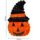 4. DECORATIVE PUMPKIN FIGURE 35CM HALLOWEEN ORANGE STRIP