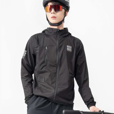 5. Rockbros TLWT002 ROAD TO SKY windbreaker lightweight, S - black