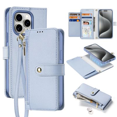 Dux Ducis Lawa Leather Case for iPhone 15 - Blue