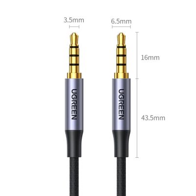 2. Ugreen AV183 cable 10648 mini jack 3.5mm / mini jack 3.5mm 1m - gray