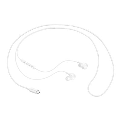 8. Samsung In-Ear Stereo Type C Headphones, EO-IC100BWEGEU White