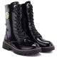 4. Women's patent leather ankle boots, insulated, black, Jezzi ASA259-10