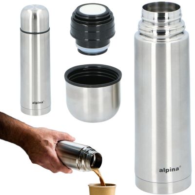 2. ALPINA THERMAL TOURIST THERMOS 480ML SILVER