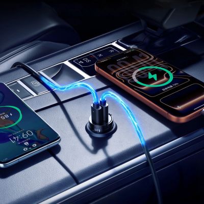 4. ORICO MiniRing 30W Dual USB-C Zinc Alloy Car Charger