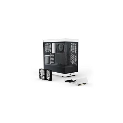 3. HYTE Y40 Midi Tower Black, White