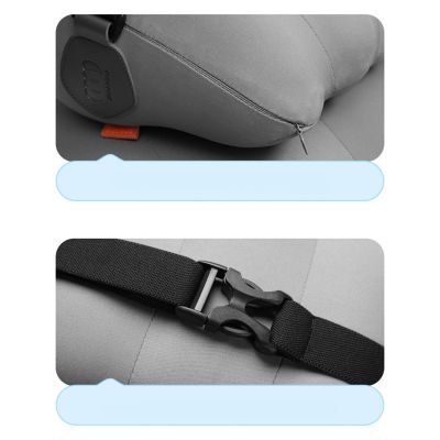 18. Baseus ComfortRide car headrest cushion - gray