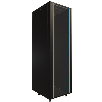 7. Extralink Rack Cabinet 42U 600x800 Black Floor Standing