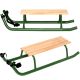 5. METAL SLEDGE FOR SLEIGH RIDES 2-PERSON REINFORCED GREEN
