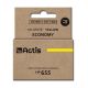 Actis KH-655YR Ink (replaces HP 655 CZ112AE; Standard; 12 ml; yellow)