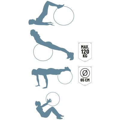 19. FITNESS BALL 65CM UMBRO BLUE