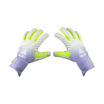 2. Select 89 Women v26 Goalkeeper Gloves Purple, White, and Lime 500097