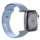 4. Puro Icon Silicone Strap for Apple Watch 42 / 44 / 45 / 49 mm - Light Blue (2 pcs.)