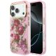 Guess IML Glitter Blossom Roses Case for iPhone 17 Pro / 18 Pro - Pink