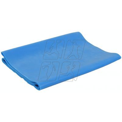Fitness rubber PROFIT MEDIUM 120x15x0.45cm blue DK 2227