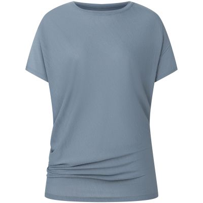 3. Women's Short-Sleeve SUPER.NATURAL Yoga Losee Tee, Grey