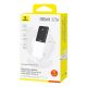 8. Baseus Lipow 10000mAh 22.5W Powerbank with two built-in cables (with Baseus Simple USB-A - USB-C 3A 20cm cable) - white
