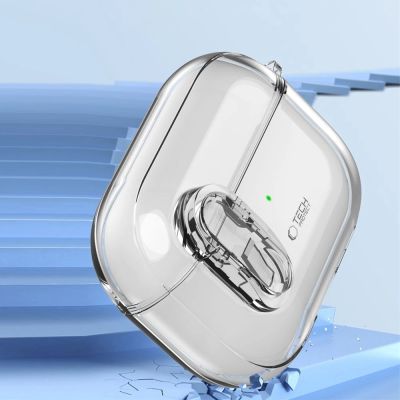 9. Tech-Protect Slim Hook Case for AirPods 1 / 2 - Clear