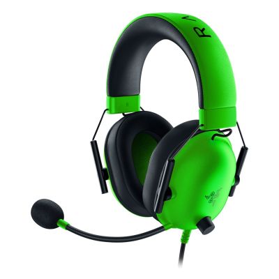 2. Razer BlackShark V2 X Wired Headband Gaming Headset Green, Black
