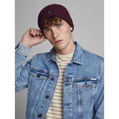 4. Jack & Jones Jacdna Beanie Noos M 12092815 Burgundy