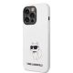 2. Karl Lagerfeld Silicone Choupette case for iPhone 14 Pro Max - white
