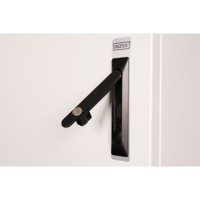 21. Digitus 19" 7U wall-mounted network cabinet 600x600, solid door, gray, undivided, assembled, IP55, 100kg