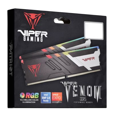8. PATRIOT DDR5 2x16GB 6400MHz CL32 Venom RGB KIT