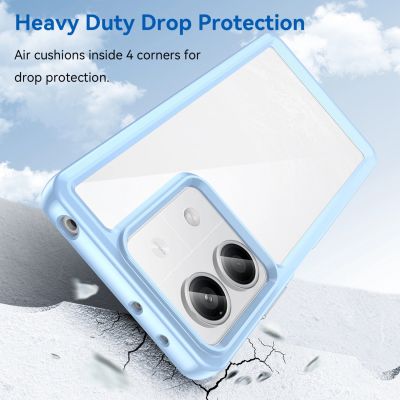 3. Outer Space Case with gel frame for Xiaomi Redmi Note 13 5G - blue