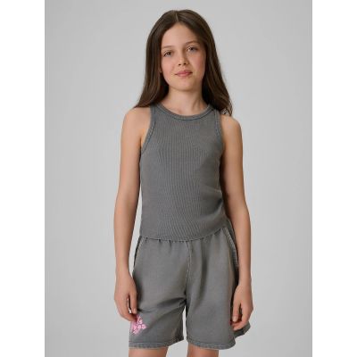 4. Sleeveless shirt 4F JUNIOR 4FJRSS26TSLEF329-25S