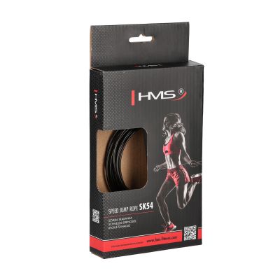 24. HMS SK54 Speed Jump Rope Black/Silver