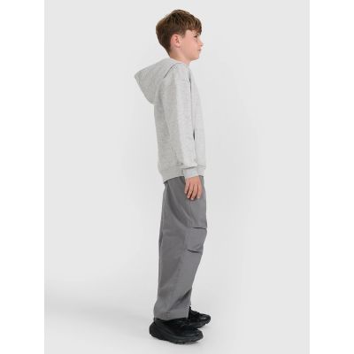 3. Boy's sweatshirt with hood, open, 4F 4FJWMM00TSWSM1860-25M