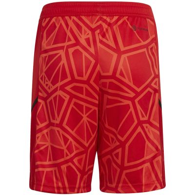 7. adidas Condivo 22 kids' goalkeeper shorts red H21243
