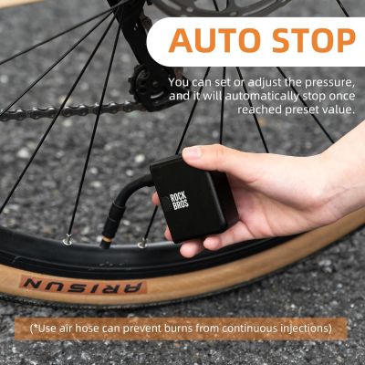 3. Rockbros mini electric pump AS1 PRO 120 PSI